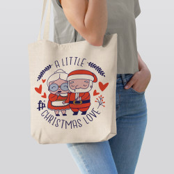 Christmas Love Tote Bag (Υφασμάτινη Τσάντα Αγοράς) Christmas Love Tote Bag (Υφασμάτινη Τσάντα Αγοράς)